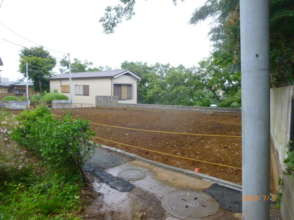 木造2階建ての解体工事